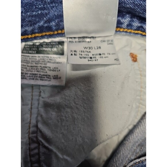 Levi's  501 S Jeans - Medium Blue - Picture 15 of 15